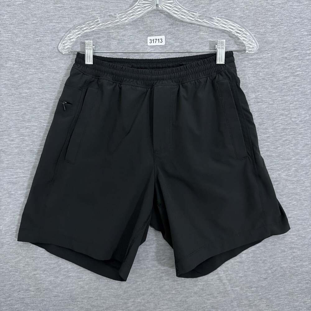 Birddogs Men's Size Small Regular Black Lined 7" Inseam Activewear Shorts